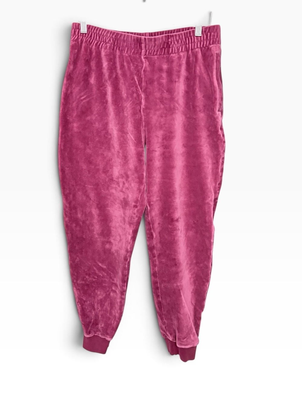 TNA Aritzia Dusty Rose Velour Velvet Jogger Sweatpants Sz Medium